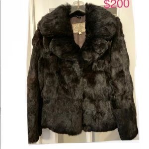 Dino Ricco’s genuine rabbit fur coat size medium